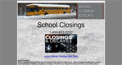 Desktop Screenshot of local-schoolclosings.com
